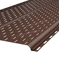 Софит МЕТАЛЛ ПРОФИЛЬ Lбрус-XL-14х335 (VALORI-20-Brown-0.5)