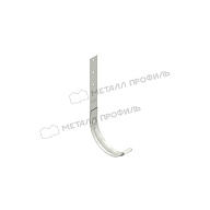 Держатель желоба МЕТАЛЛ ПРОФИЛЬ GRANDSYSTEM D125х280 Ral 9010
