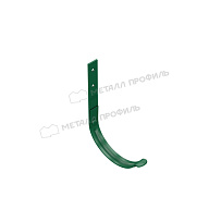 Держатель желоба карнизный МЕТАЛЛ ПРОФИЛЬ Foramina PUR D150х165 Ral 6005