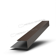 Планка J-профиль 24х18х3000 (VALORI-20-DarkBrown-0.5)